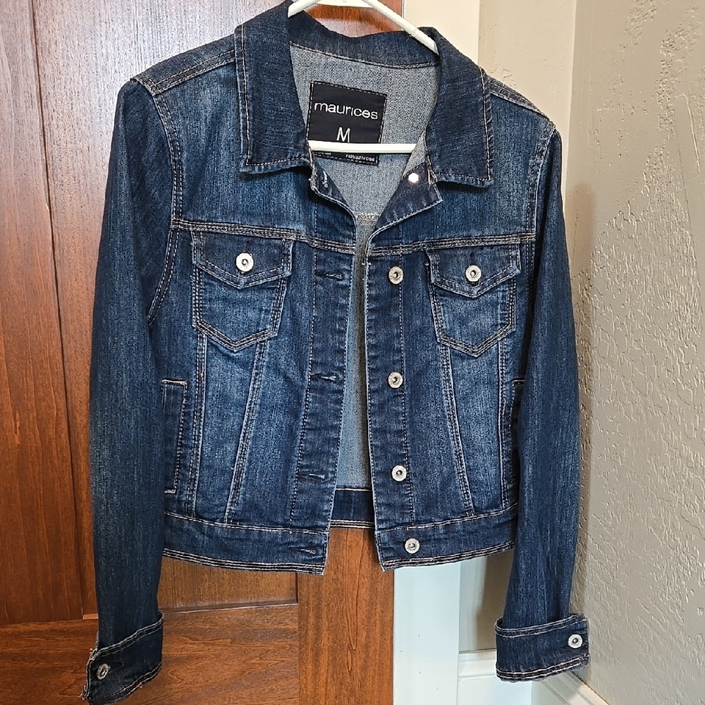 Maurices Women's Denim Jacket - Blue